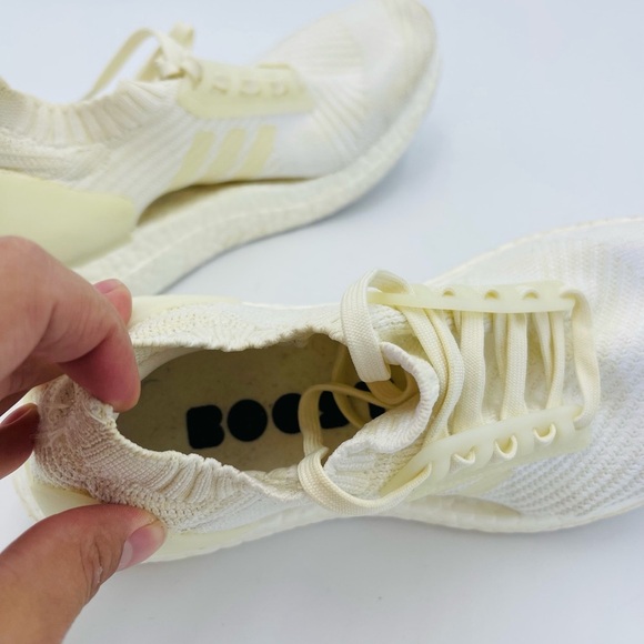 Adidas Womens Ultra Boost X White Cushioned Athletic Running Shoes - Picture 6 of 9